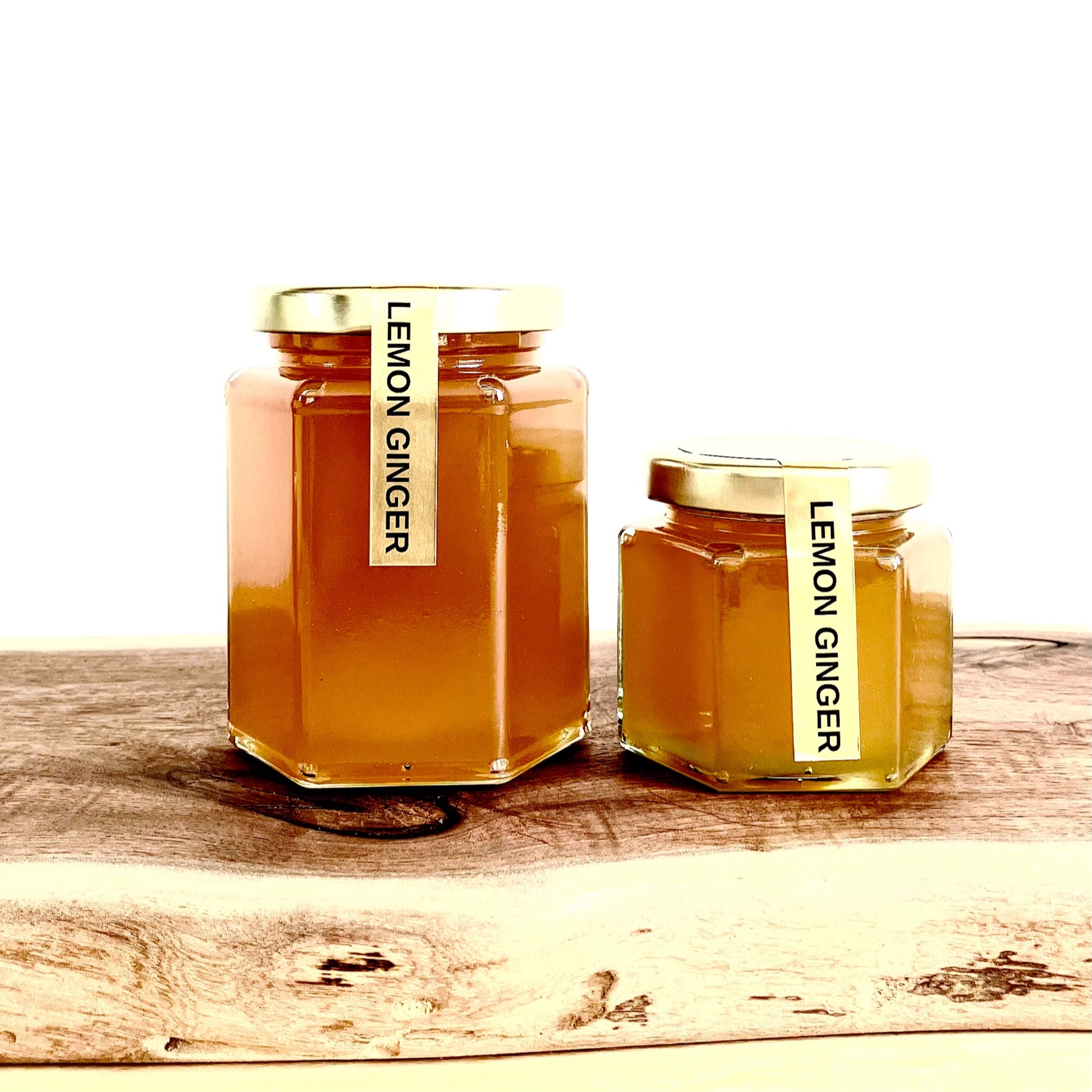 Lemon Ginger Infused Raw Honey | Lemongrass and Honey Co.